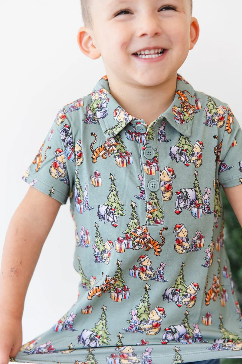 Holly Jolly Hunny Polo Tee - Image 3