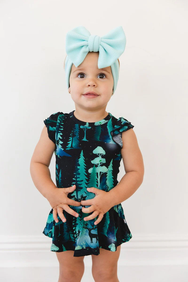 Northern Lights Twirl Bodysuit Dress - Image 4