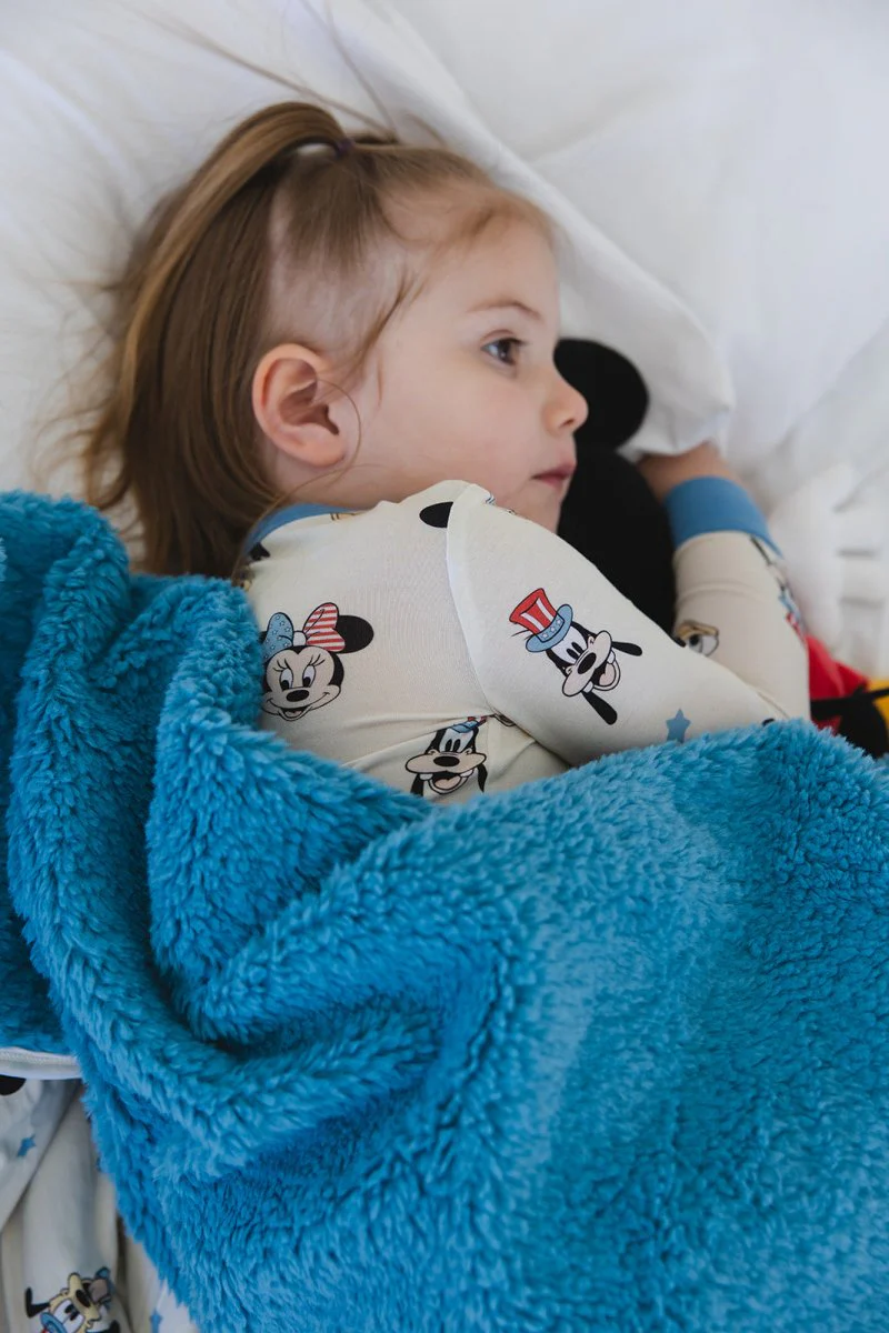 Red White & Blue Crew Plush Blanket - Image 4