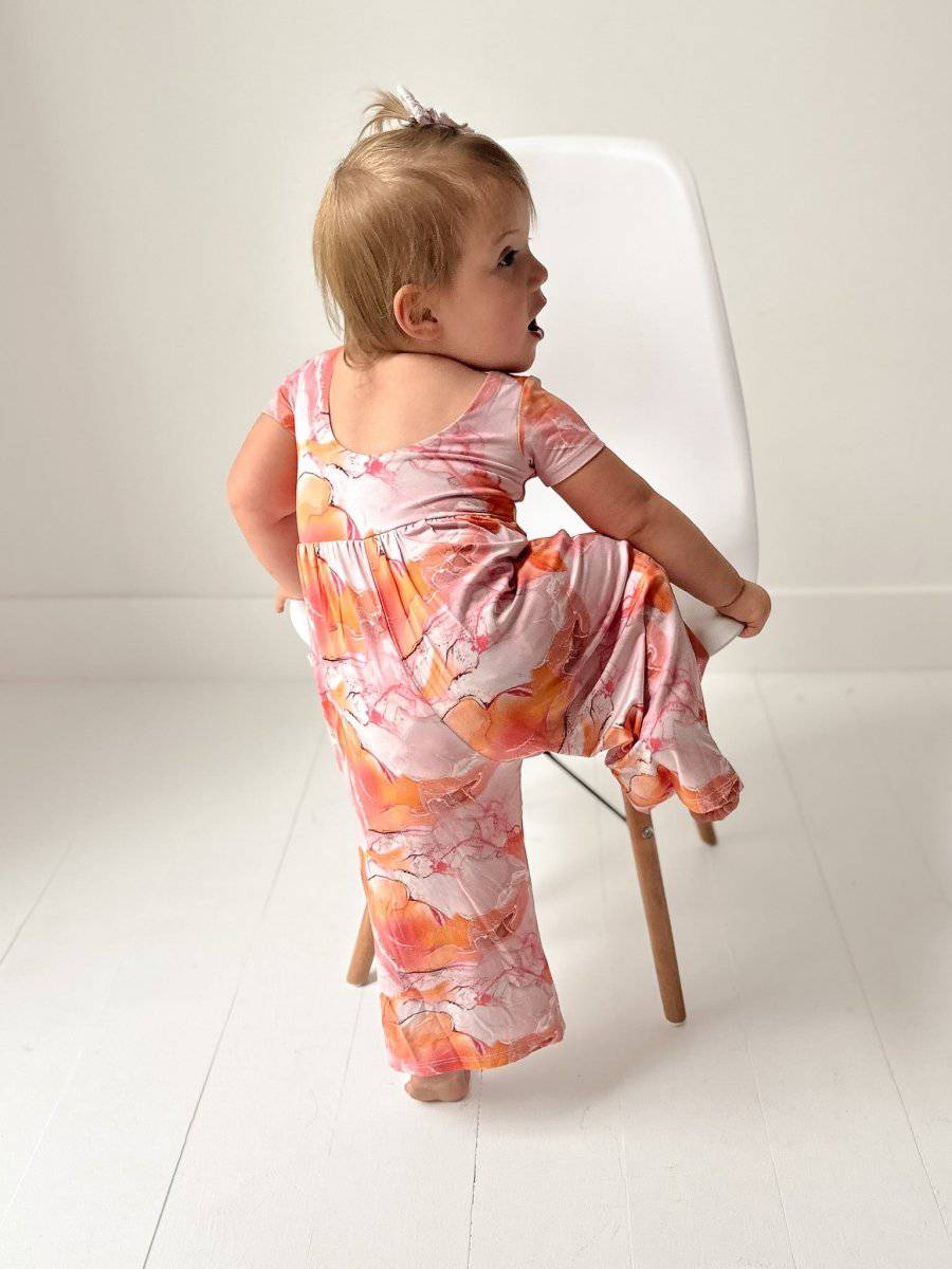 Rose Quartz Wide Leg Romper - Image 3