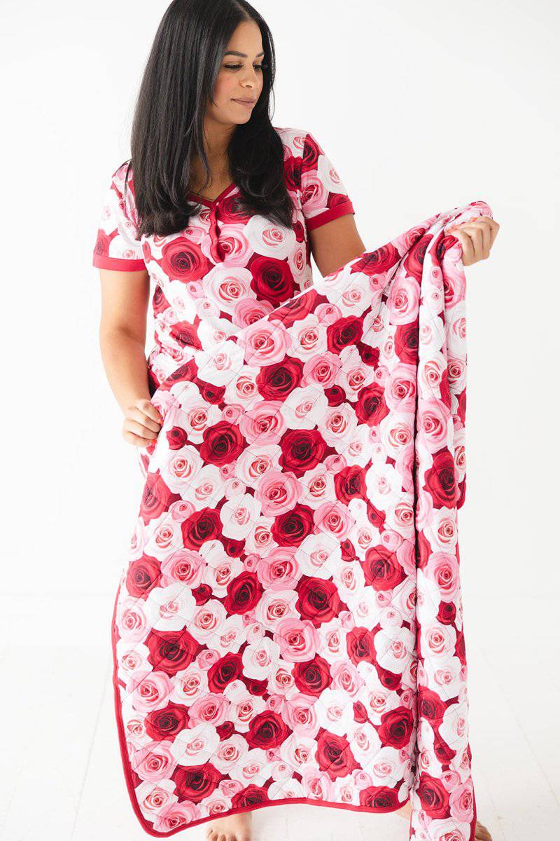 Roses Are Red Quilted Blanket (Toddler) - Image 3