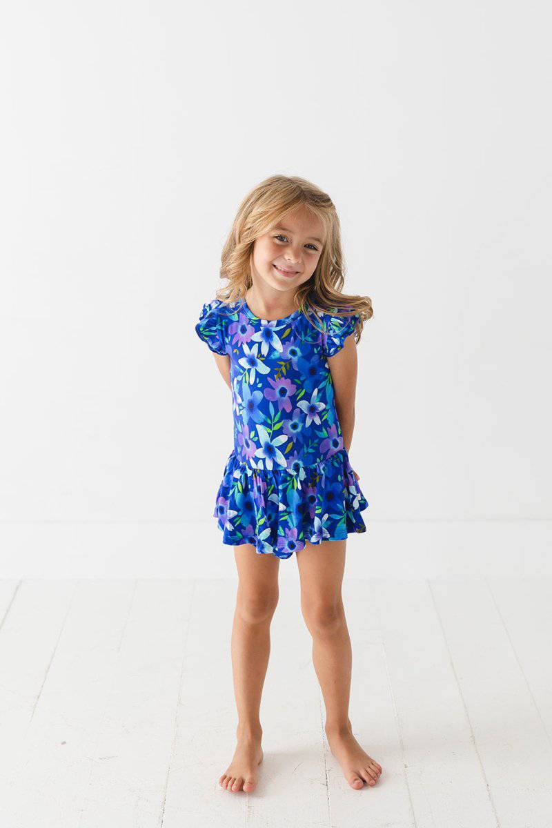 Violets Are Blue Twirl Bodysuit Dress - Image 3